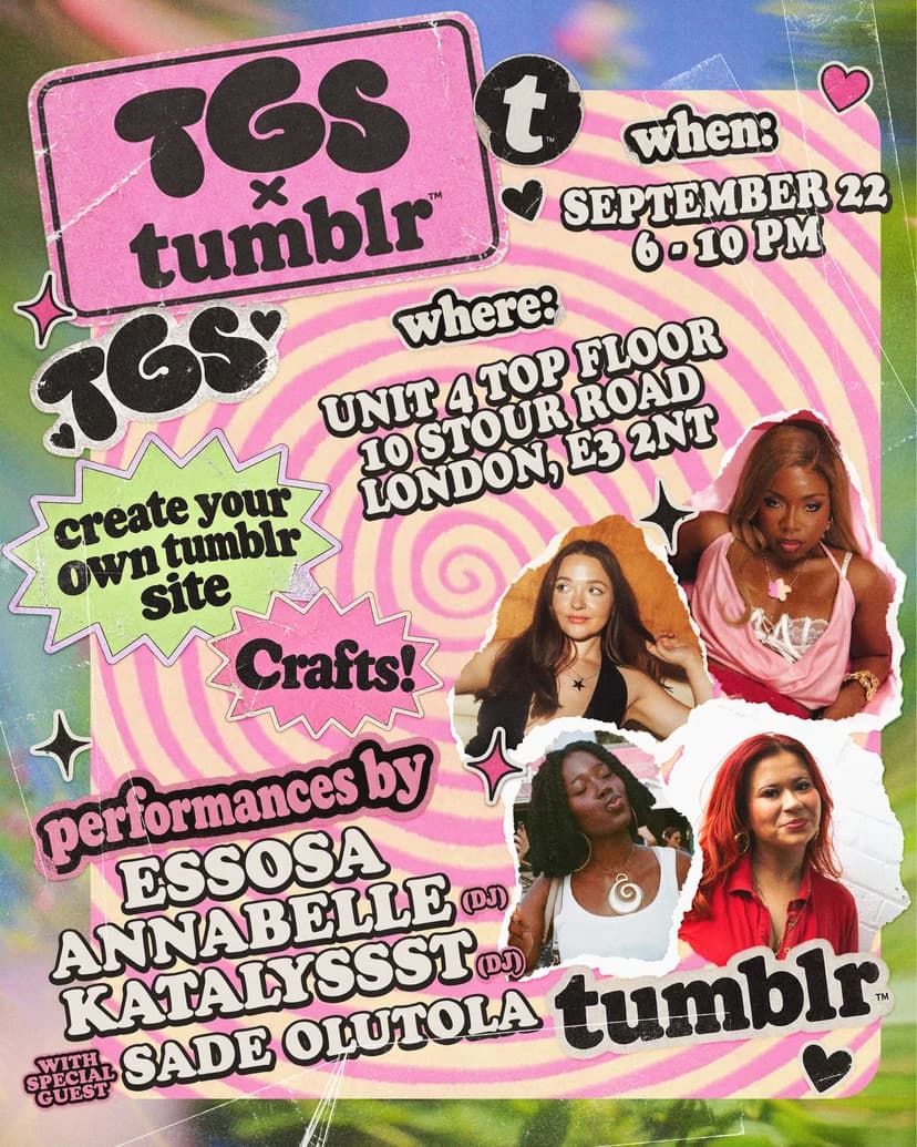TGS IN LONDON with Tumblr! ☆